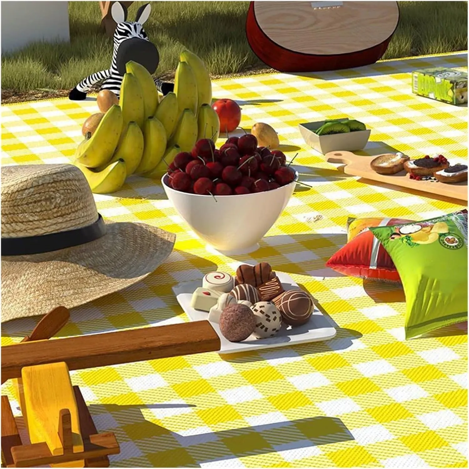 Picnic Camping Blanket，Beach Blanket， Foldable Picnic Mat Portable Camping Picnic Pad 100x150/100x200cm Rainproof Oxford Cloth Camping Sleeping Pad(Red,100x150cm)