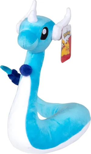 Pokemon 12" Large Dragonair Plush - Officially Licensed - Scarlet and Violet Evolution Figure - Authentic Soft Stuffed Animal Toy - Gift for Kids, Boys, Girls - 2 