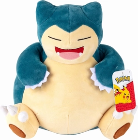 Pokemon 12" Large Snorlax Plush - Officially Licensed - Generation One - Authentic 12-inch Soft Stuffed Animal Toy Figure - Gift for Kids, Boys, Girls - 2 