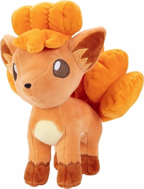 Pokemon Vulpix 8" Plush - Officially Licensed - Generation One Figure - Authentic Soft Stuffed Animal Toy - Gift for Kids, Boys, Girls - 2 