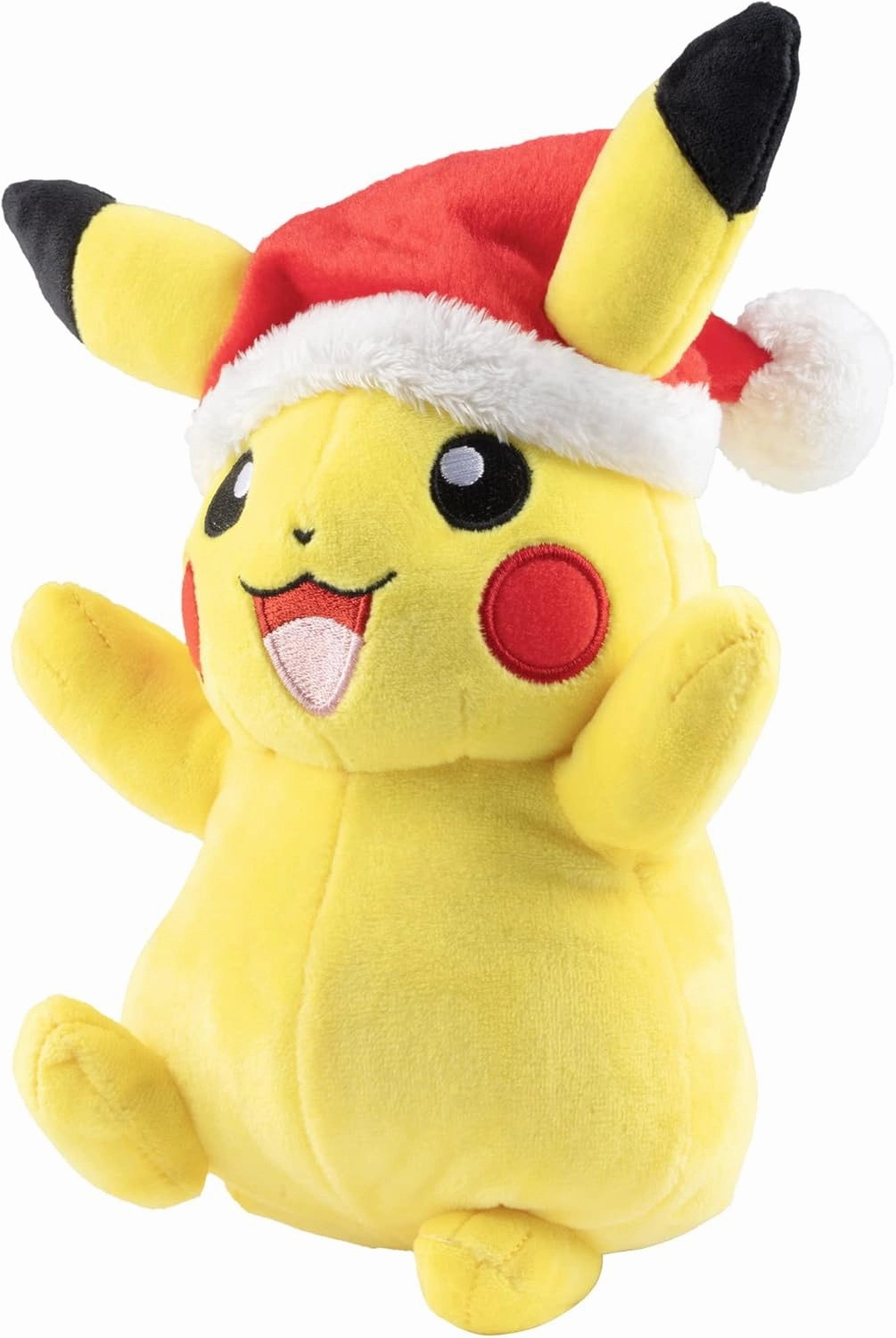 Pokémon 8" Pikachu Plush with Winter Hat Accessory - Officially Licensed - Generation 1 - Stuffed Animal Toy Figure - Gift Kids, Boys, Girls - 2 