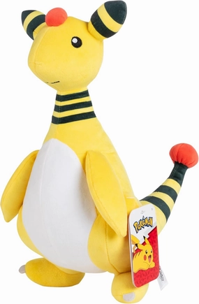 Pokémon Large 12" Ampharos Plush - Officially Licensed - Scarlet and Violet - Authentic 12-inch Soft Stuffed Animal Toy Figure - Easter Basket Stuffer Gift for Kids, Boys, Girls - 2 
