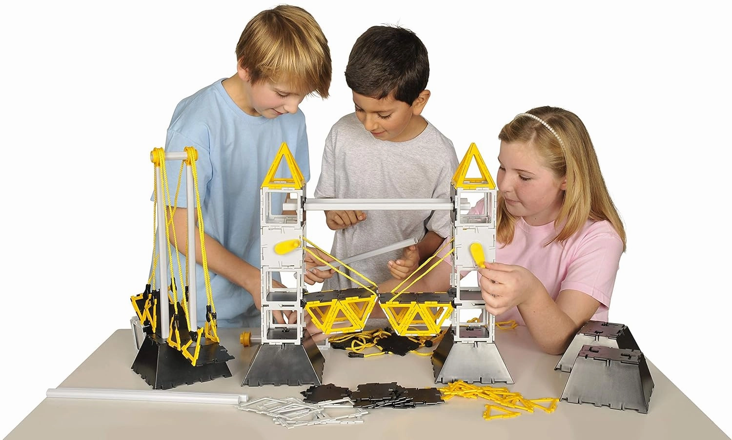 Polydron Kids Bridges Class Set Educational Construction Toy - Multicolored - Children Development Creative Building Kit - 9  Years - Pack of 322