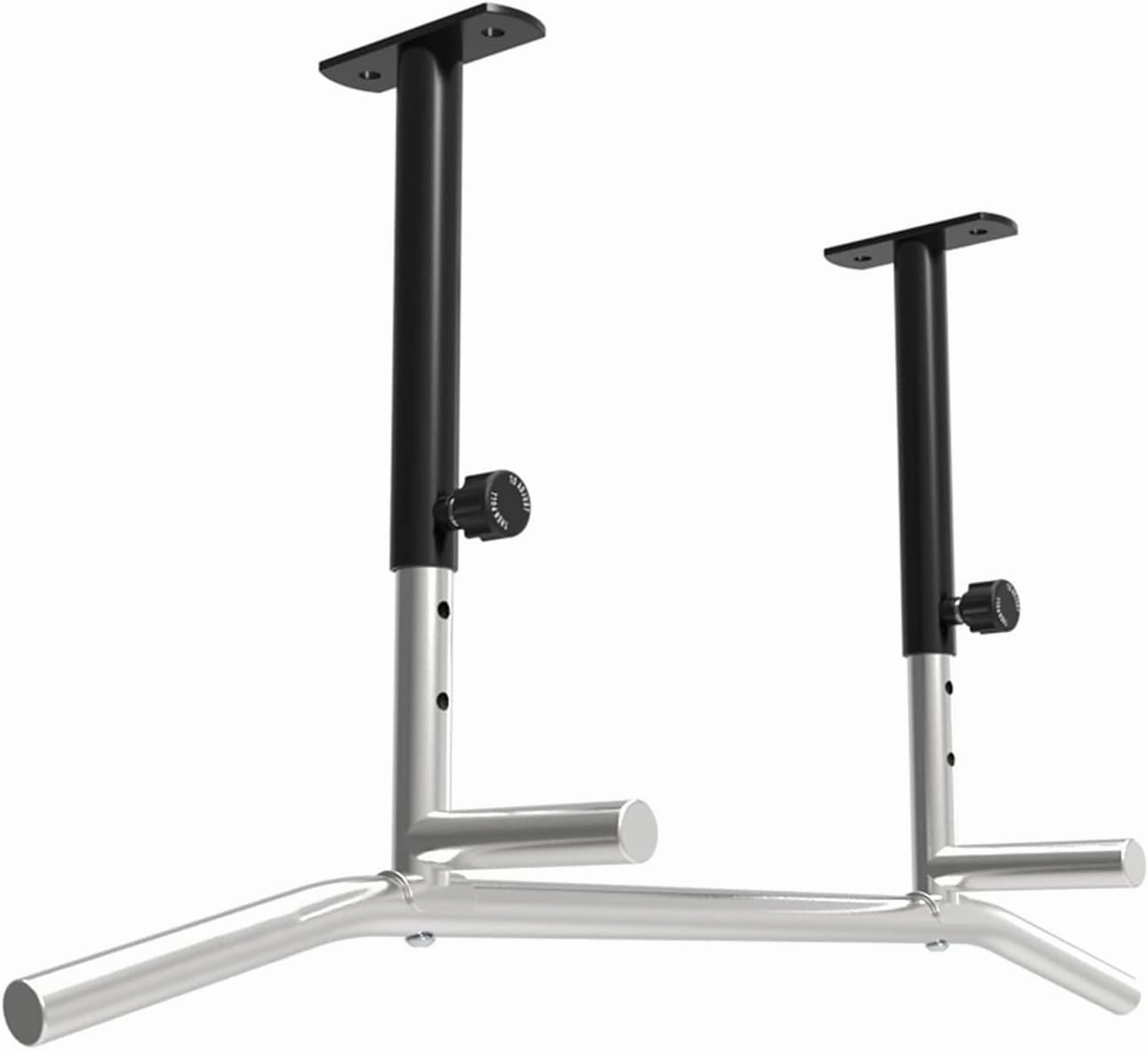 Pull Up Bar, Height-Adjustable Beam Ceiling Wall Multi-Position Fitness Horizontal Bar, Wall-Mounted Chin Up Bars, Safe Load 400kg
