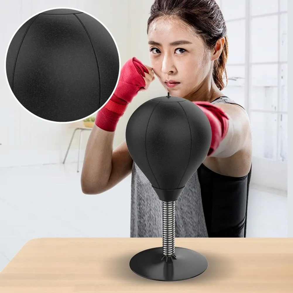 Rage Sports Bag, Desktop Boxing Speed Ball with Suction Cup, Stress Relief Punching Ball for Adults & Kids