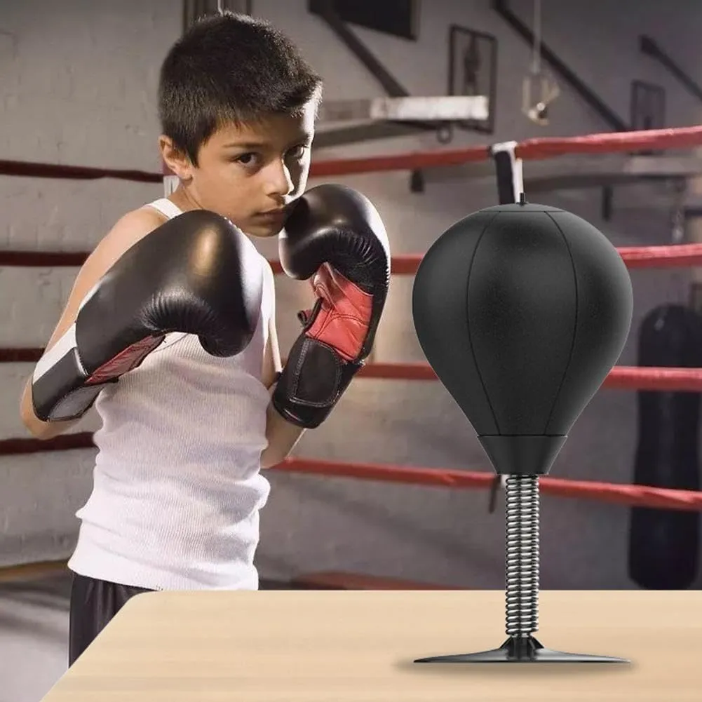 Rage Sports Bag, Desktop Boxing Speed Ball with Suction Cup, Stress Relief Punching Ball for Adults & Kids