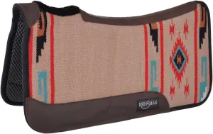 Reinsman APEX Ranahan Tacky Too Soft Breathable Non-Slip Shock-Absorbing Fleece-Lined Moisture-Wicking Contoured Back Protection Horse Riding Saddle Pad