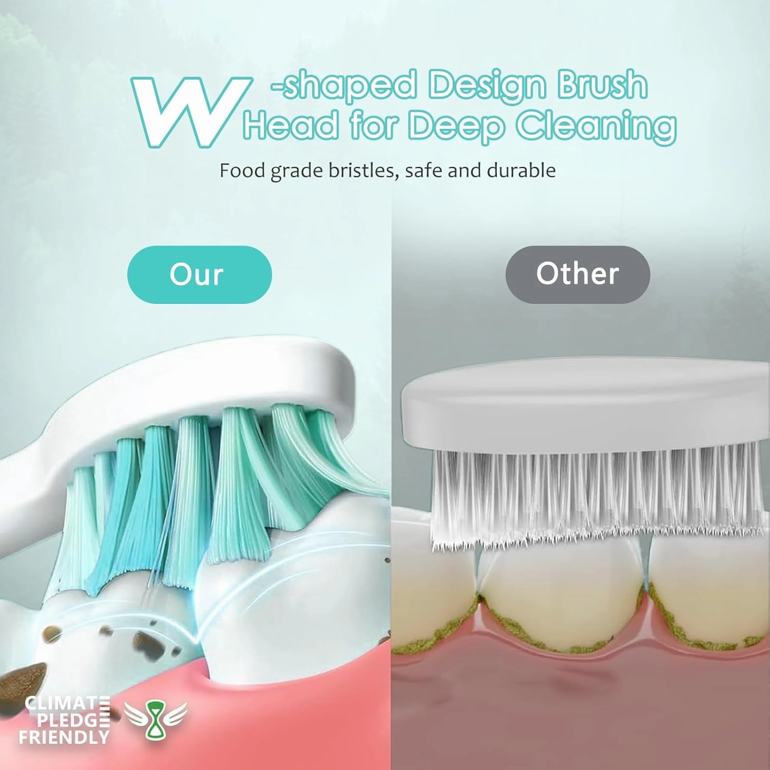 Replacement Heads for Waterpik Sonic Fusion 2.0, Extra-Large Size Flossing Toothbrush Head fit for Water pik SF-01 SF-02 SF-03 SF-04 (White, 5 Count)