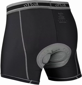ROTTO Mens Padded Cycling Underwear Bike Shorts 3D MTB Liner Quick Drying