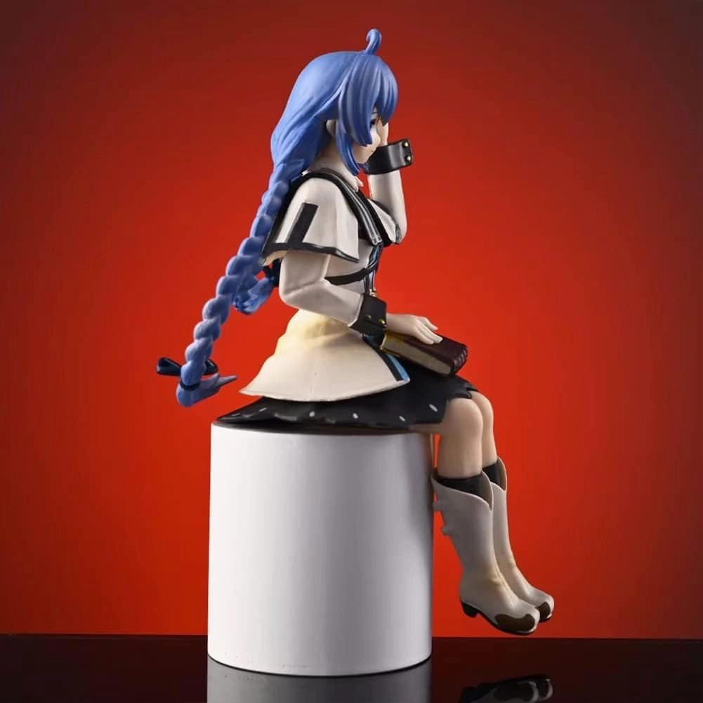 Roxy Migurdia Figure Statue, 14cm Sitting Pose Anime Action Figure Model Roxy Migurdia Cake Topper Desktop Figure Handmade Collectible Decoration