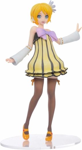 Sega 115-1011810 Kagamine Rin Project Diva Future Tone Cheerful Candy SPM Premium Action Figure, 11"