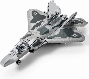 SEMKY Military Series F-22 Raptor Fighter Jet Air Force Building Block Set (626 Pieces) -Building and Military Toys Gifts for Kid and Adult