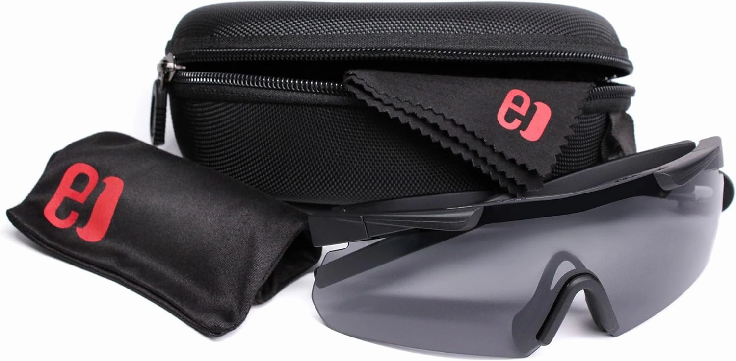 Shooting Glasses - ANSI Z87.1  Anti-Fog and Scratch Resistant Safety Glasses with UV Protection