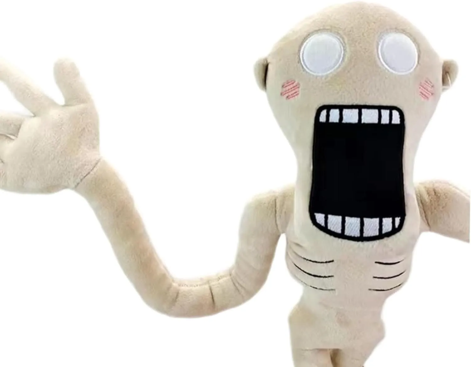 Siren Head Plush Limbs Movable Plush Toy ，Gifts for Men, Women and Children, Plush Toys, Movie Characters.… (Milk White)
