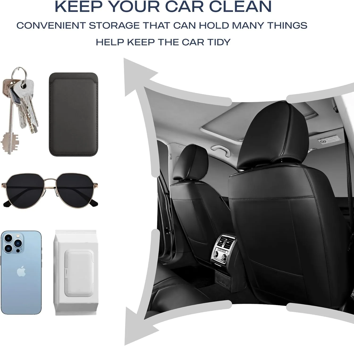 Skechers MAX Cushioning Seat Covers,Memory Foam Leather Car Seat Covers,Waterproof Car Seat Protector Full Sets,Car Seat Cushion Airbag Automotive Universal Fit for Most Cars,Vans,Trucks,SUV,Red