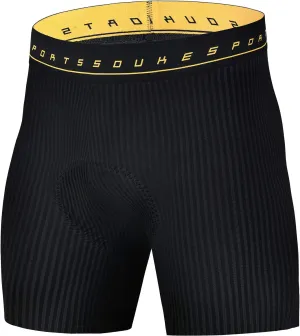 Souke Sports Bike Shorts for Men Padded Men's Cycling Underwear Biking Bicycle Undershorts with Anti-Slip Leg Grips
