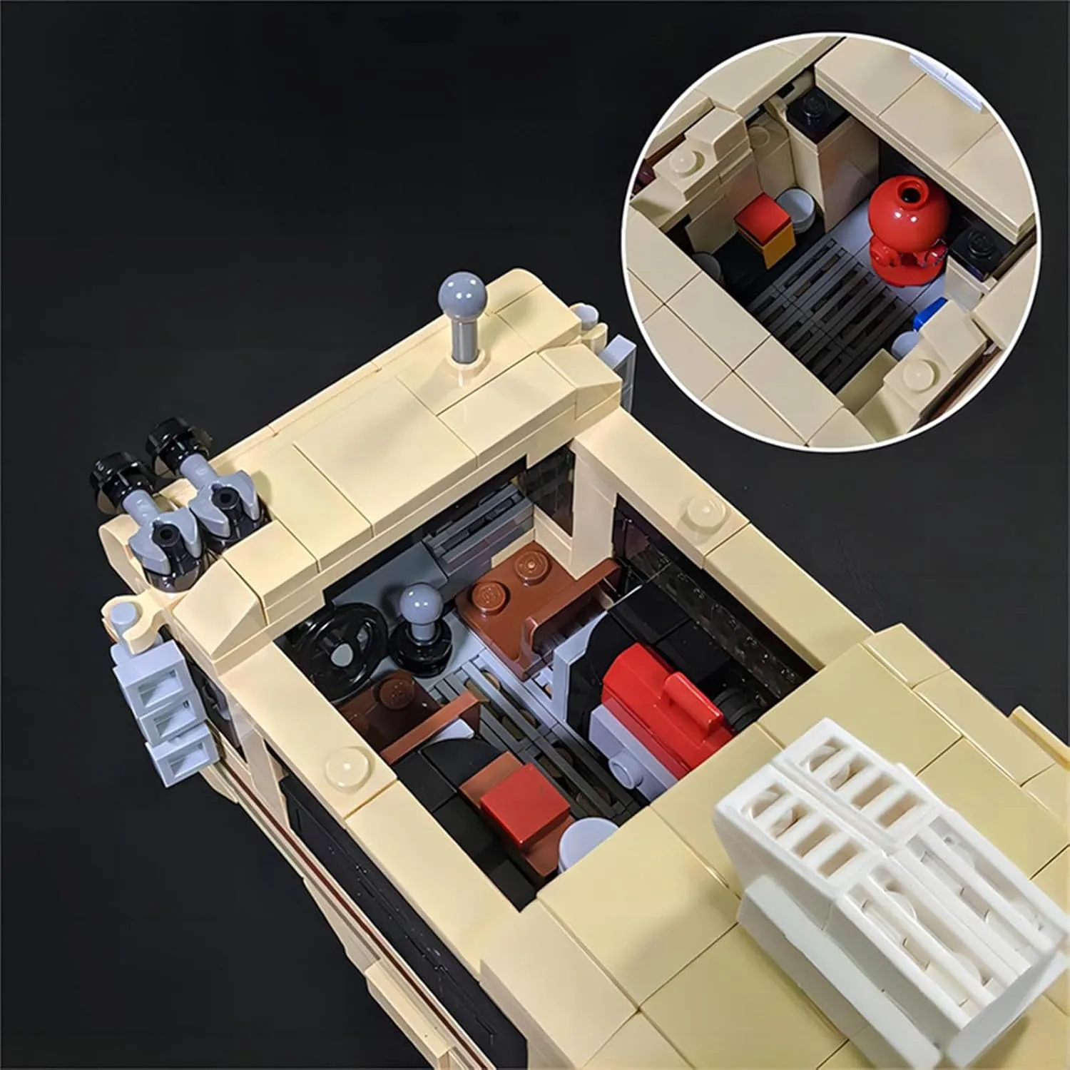 Spaceballs Eagle 5 Cars Building Blocks Set, Model Toys Ideas Collectible Building Bricks Birthday Gift for Kids Fans (1235 Pcs)