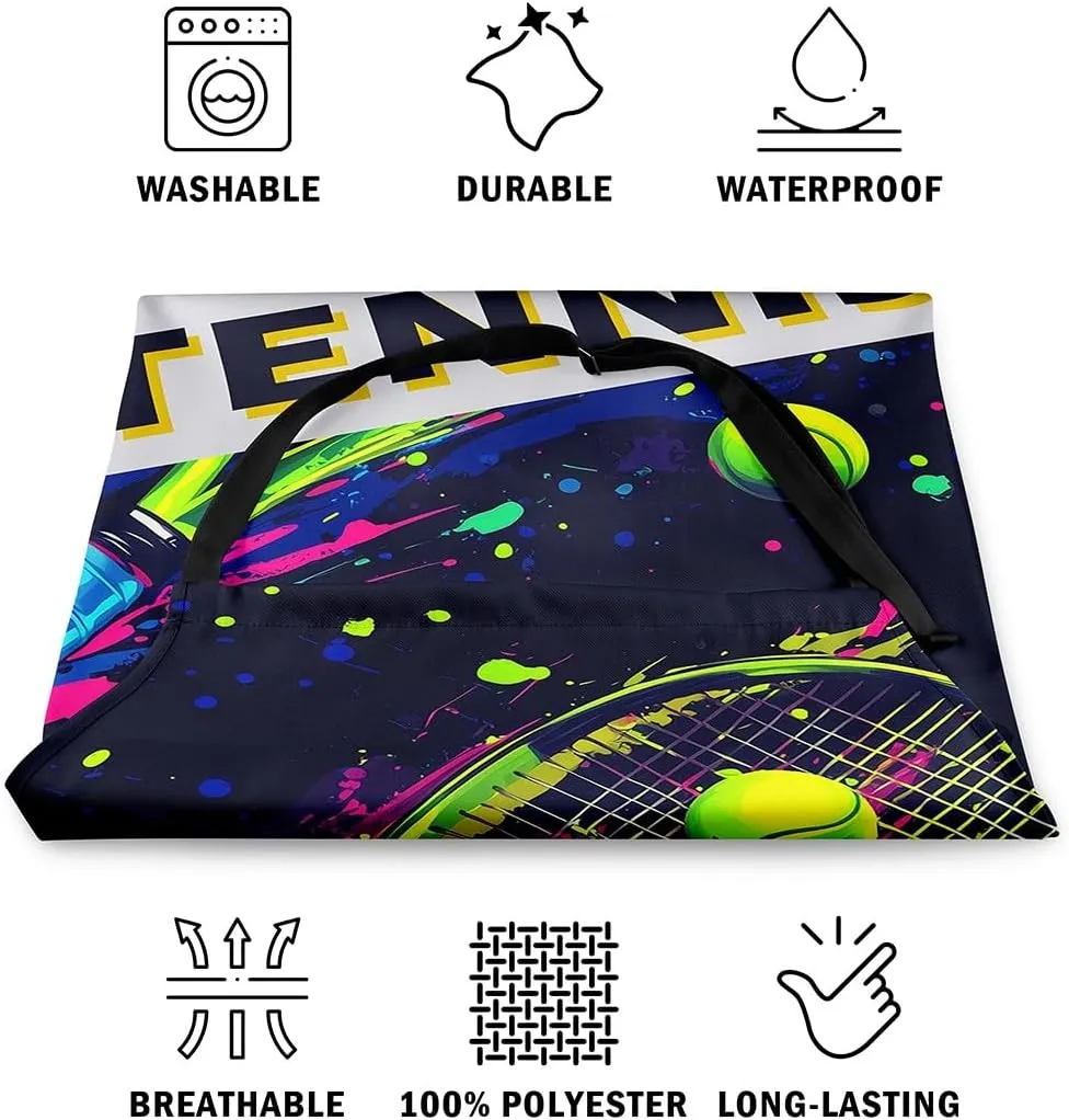Sporting Theme Aprons for Men Women,Fashion Modern Sports Game Waterproof Apron