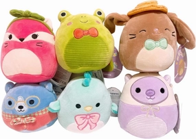 Squishmallows 2024 Easter Squad Assorted B Set of 6 Fox Frog Bear 5" Mini Plush Doll Toy