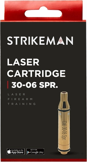 Strikeman Dry Fire Laser Training Cartridge - Great for Target Shooting Practice with Shotguns & Rifles, Made for Our Firearm Training System - Red Laser Cartridge Only, Multiple Calibers
