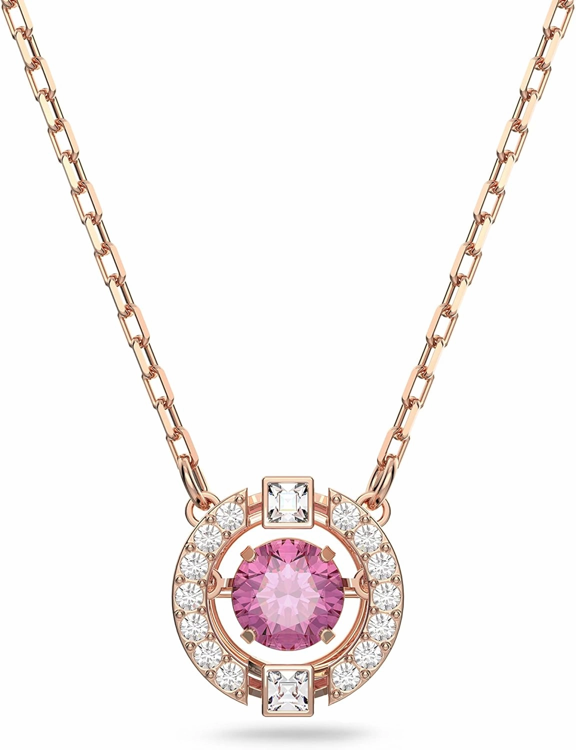 Swarovski Women's Una Crystal Jewelry Collection, Rose Gold Tone Finish