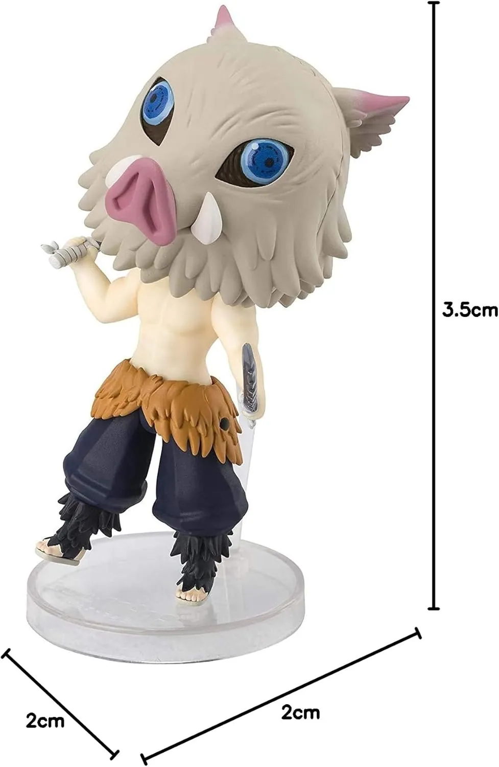 TAMASHII NATIONS - Demon Slayer: Kimetsu no Yaiba - Hashibira Inosuke, Bandai Spirits Figuarts mini Action Figure
