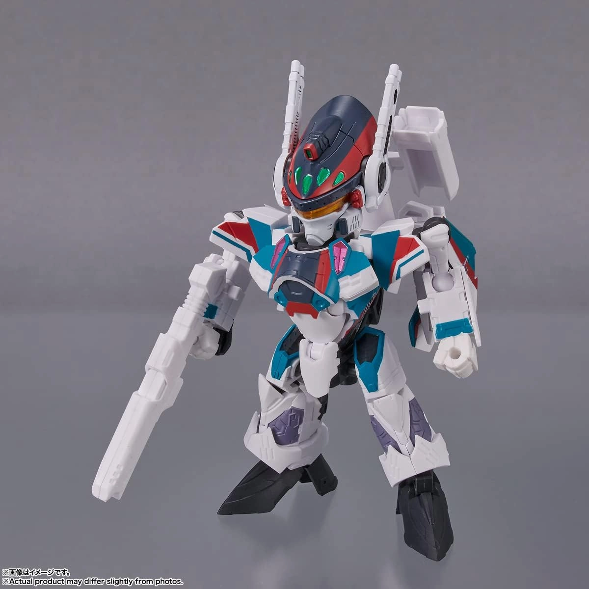 TAMASHII NATIONS - Macross Delta - VF-31S Siegfried (Arad Molders Use) with Mikumo Guynember, Bandai Spirits Tiny Session Action Figure