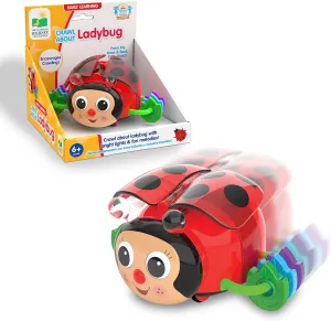 The Learning Journey Early Learning – Crawl About Ladybug Musical Crawling Aid – Baby Toys & Gifts for Boys & Girls Ages 6  Months