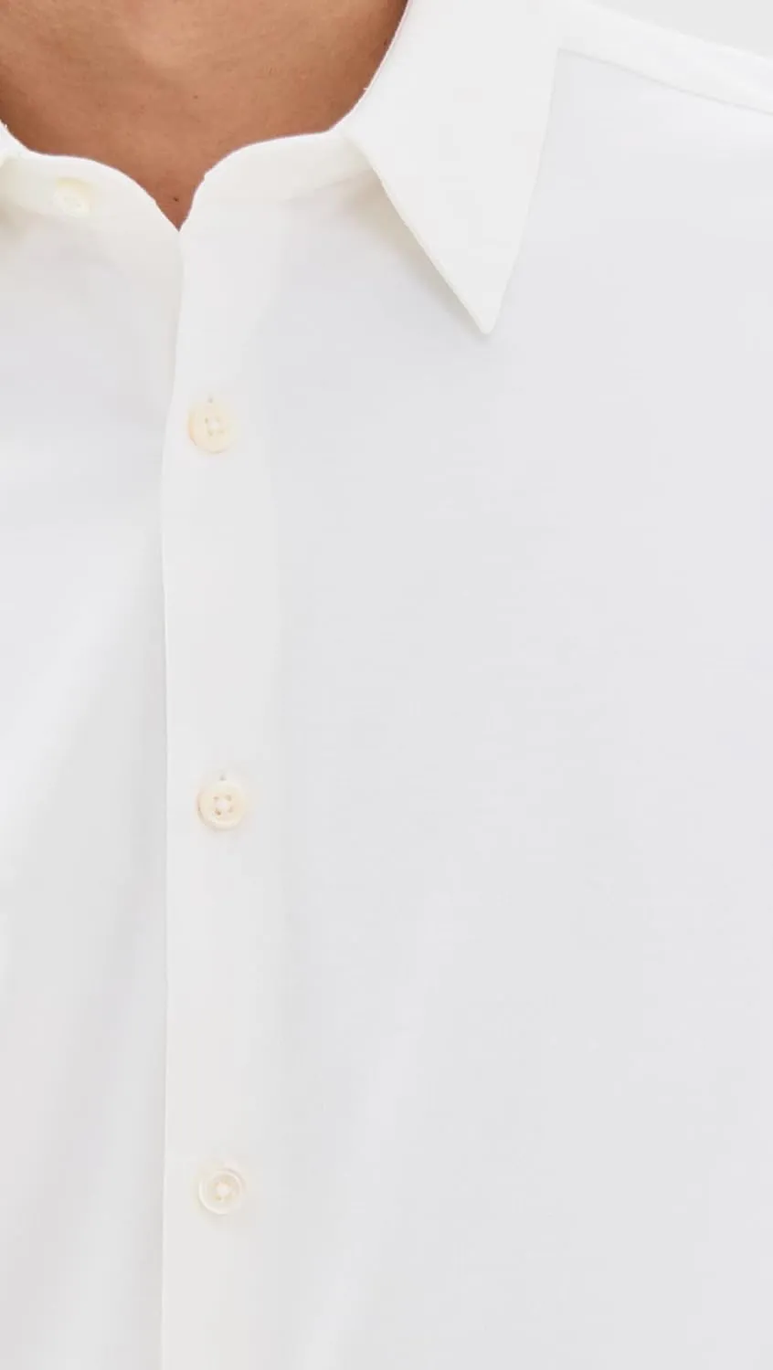 Theory Men's Structure Knit Irving Short Sleeve Shirt