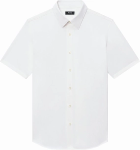Theory Men's Irving Short Sleeve in Structure Knit