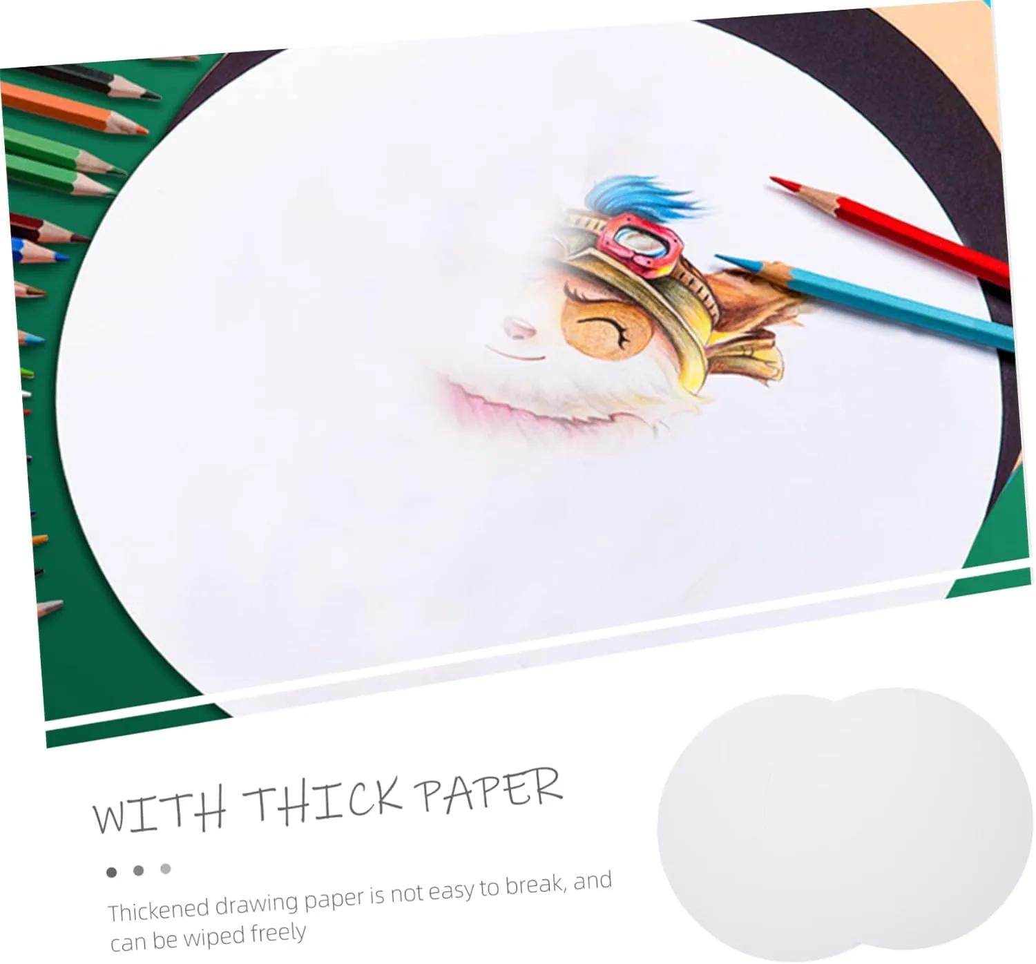 TOPPERFUN 50pcs Calligraphy Cardboard Premium Art Paper for Painting Drawing Crafts for Boys and Girls Artwork Scrapbooking and Creative Projects