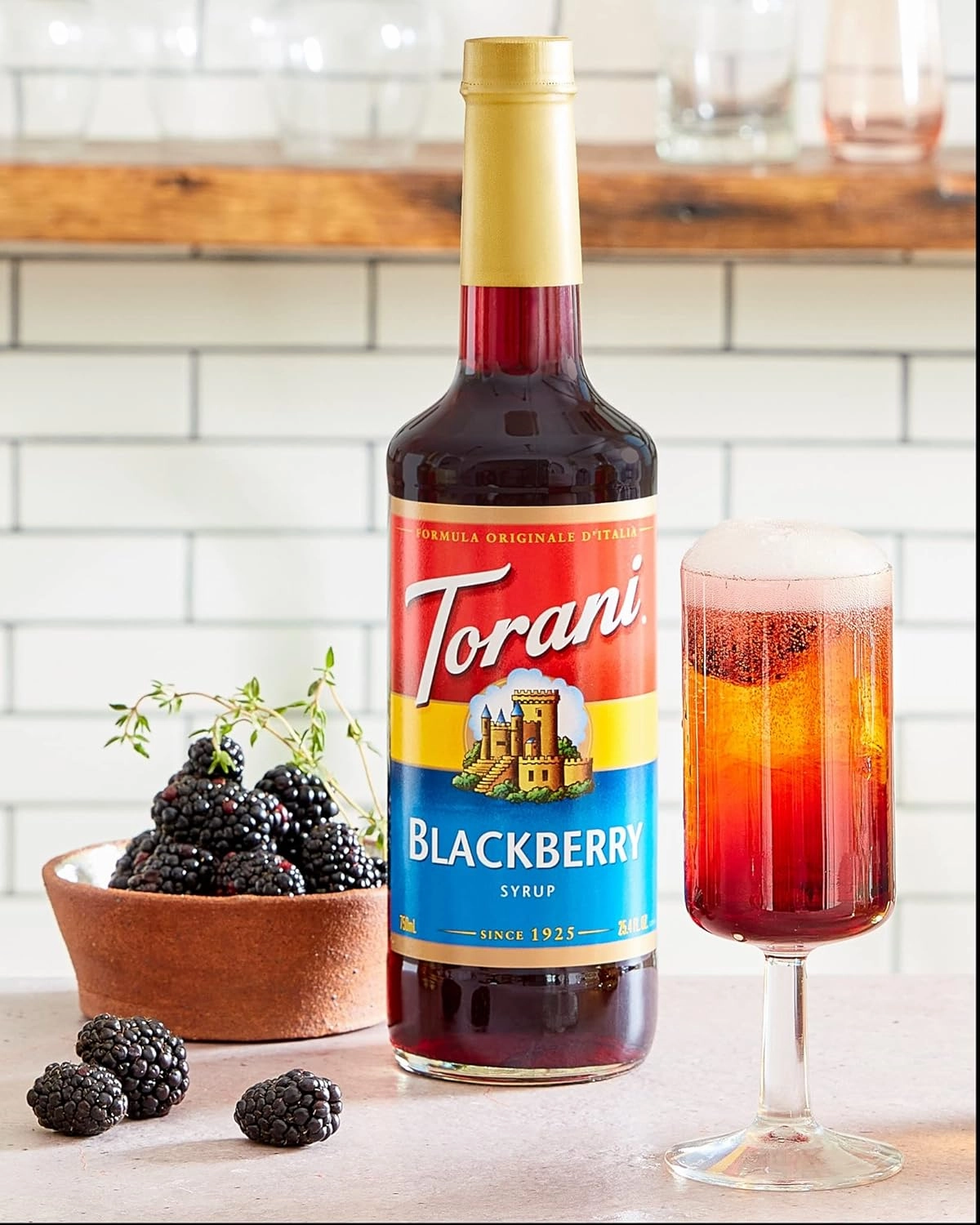 Torani Blackberry Syrup, 750 ml