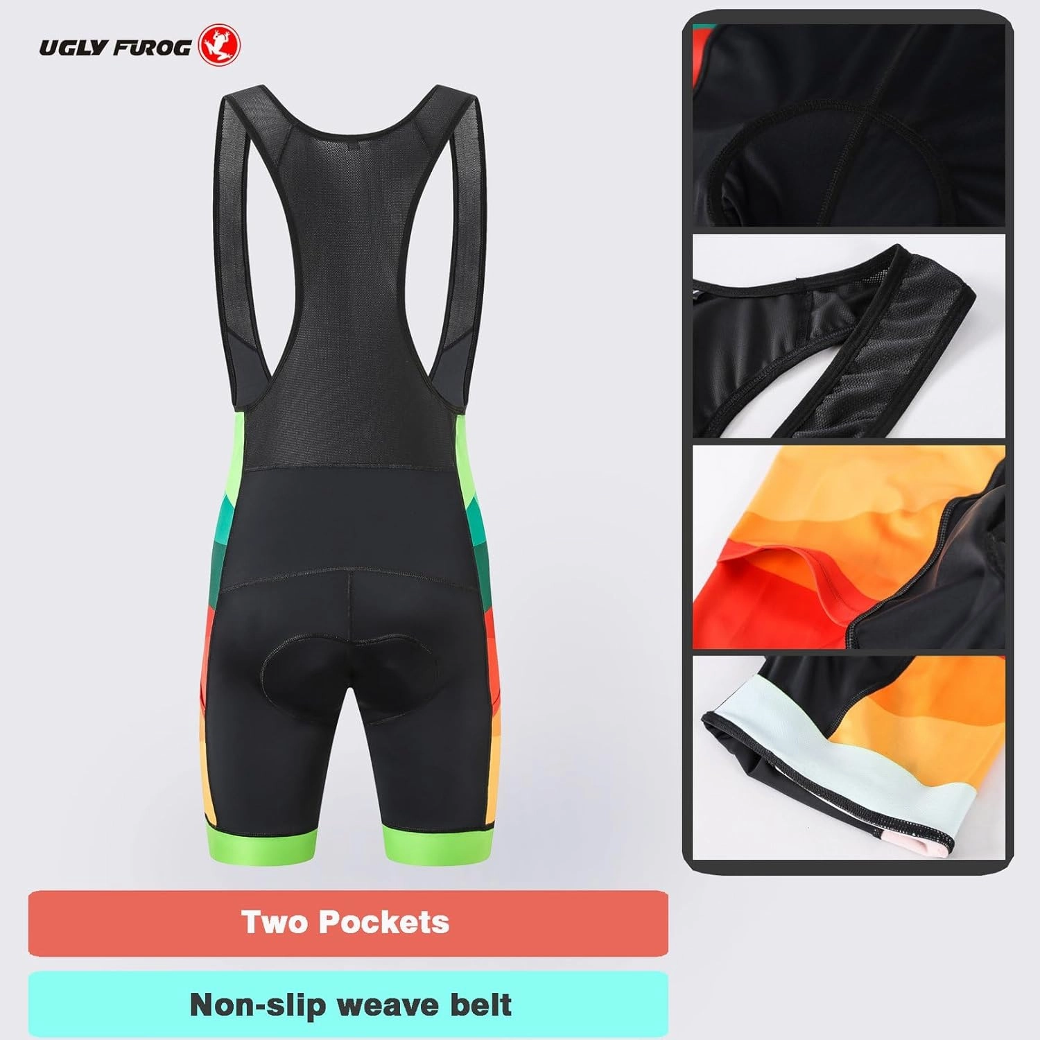 UGLY FROG Cycling Tights, Pants & Shorts Racing MTB and Professional Bib Shorts 50U /Shorts with Pocket