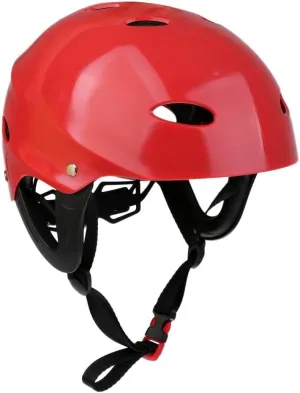 Unknown Professional Adjustable Water Sports Safety Helmet Kayak Canoe Sailing Surfing Hard, Red