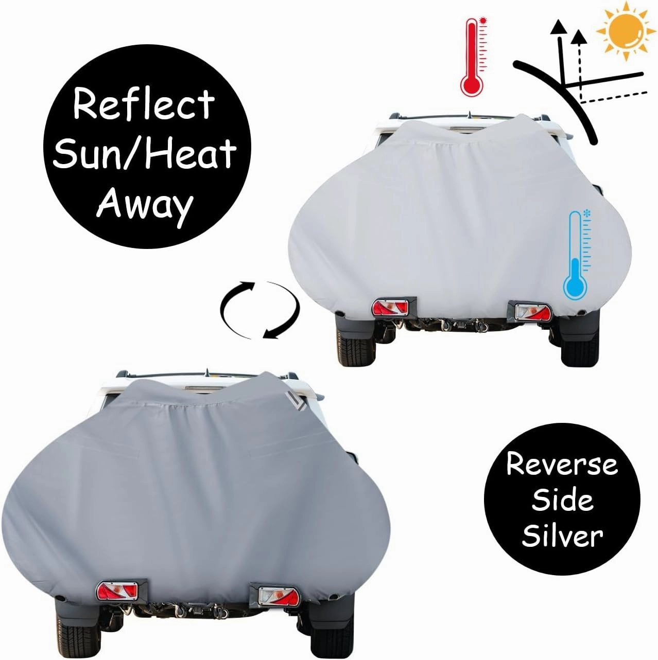 Urby Heavy Duty Bicycle Covers For Transport. Waterproof And Heat Resistant. Ideal For Electric Bike As Ebike Battery Cover Or Rain Cover. Comes With Large Mesh Bag For Easy Traveling Large