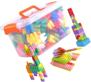 VANZACK 1 Set for Colorful Educational with Drawing Fun Imagination Boosting Construction Activity for Safe Materials Random Color