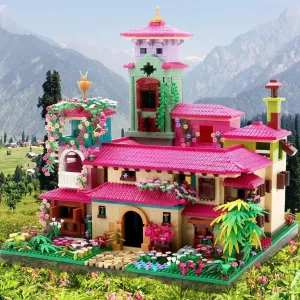 Villa House Architecture Miniature Micro Building Blocks Set Creative Collection Model for Display Toys Present for Adults Girls Age of 14  4100PCS