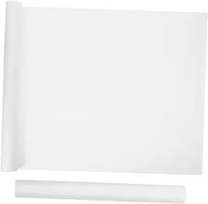 VILLFUL 2pcs White Drawing Paper Roll for Craft Activities Blank Sketch and Watercolor Paper Safe Recycled Material Compatible with Pencils Inks and Pastels