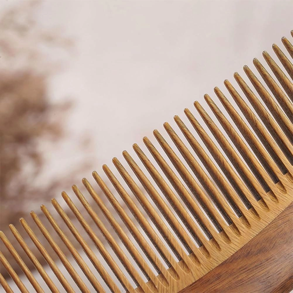 Walnut Wood Comb, 2024 New Walnut Hair Comb, Wood Combs for Women, Massage Your Head to Relax, Reduce Static, Walnut Wood Hair Comb, Wooden Wide Tooth Comb, Hand Made Comb for Women (2PCS-A3)