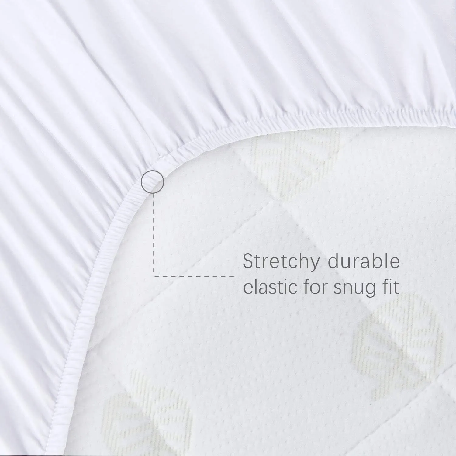Waterproof Bassinet Mattress Pad Cover Fit for Graco Pack 'n-Play Dome LX Bassinet (not playard), 2 Pack, Ultra Soft Viscose Made from Bamboo Terry Surface, Breathable and Easy Care