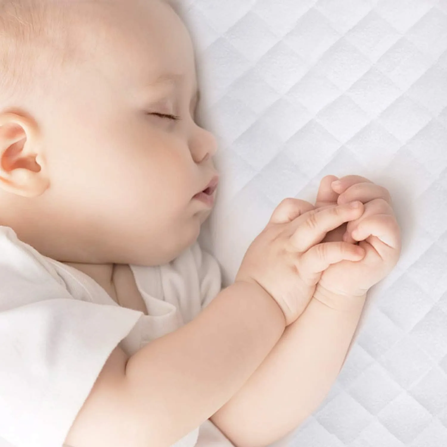 Waterproof Bassinet Mattress Pad Cover Fit for Graco Pack 'n-Play Dome LX Bassinet (not playard), 2 Pack, Ultra Soft Viscose Made from Bamboo Terry Surface, Breathable and Easy Care