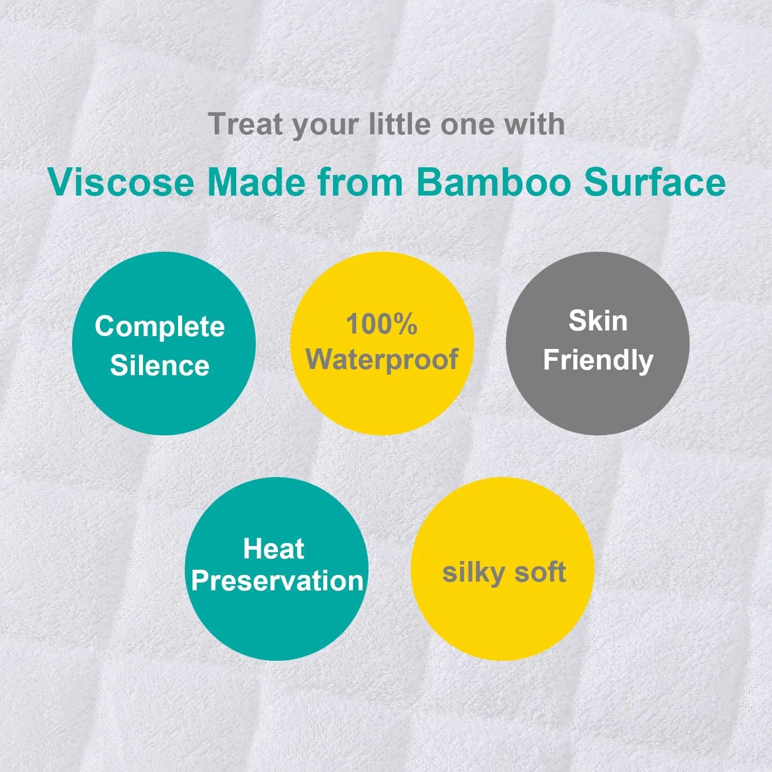 Waterproof Bassinet Mattress Pad Cover Fit for Graco Pack 'n-Play Dome LX Bassinet (not playard), 2 Pack, Ultra Soft Viscose Made from Bamboo Terry Surface, Breathable and Easy Care