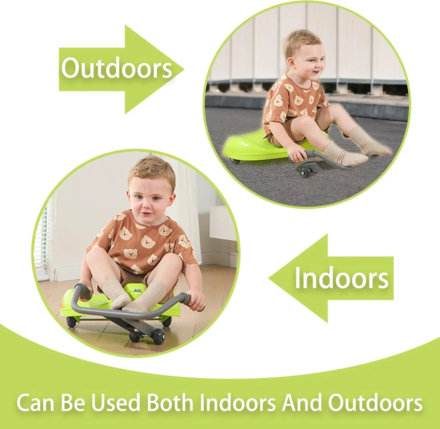 Wiggle Car Kids Ride On Toy for Ages 3 and Up, No Pedals, No Motor, No Batteries