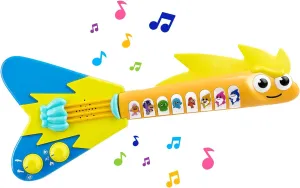 WowWee Baby Shark's Big Show! EEL-ectric Guitar – Interactive Musical Toys for Toddlers – Lights and Sounds Toy Guitar
