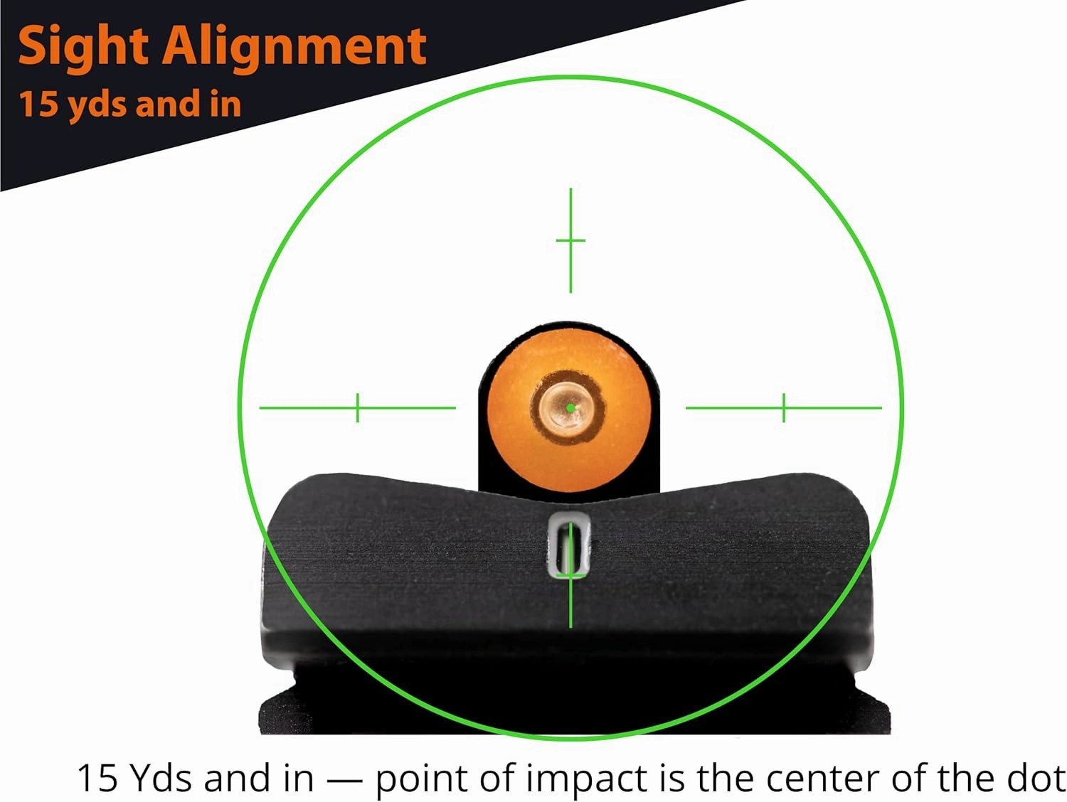 XS SIGHTS New DXT2 Big Dot Tritium Night Sight for S&W Pistols, Fits M&P & M2.0 - Full Size, Compact, Shield Plus, Shield OR, 380 EZ, 9 EZ, and CSX Models