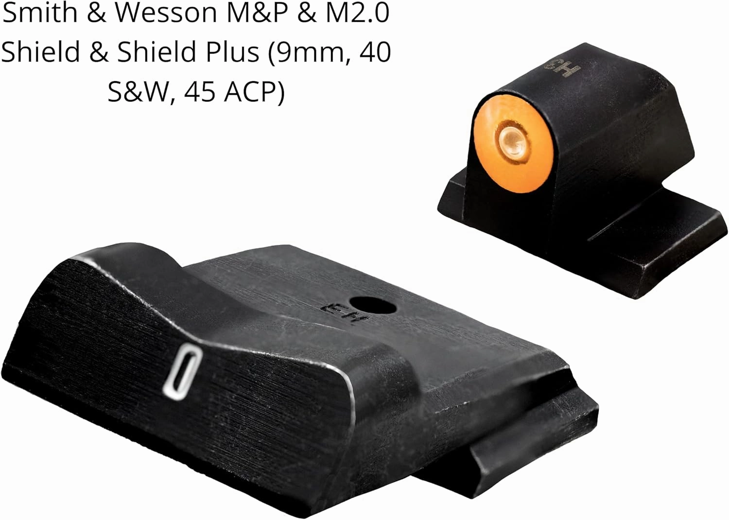 XS SIGHTS New DXT2 Big Dot Tritium Night Sight for S&W Pistols, Fits M&P & M2.0 - Full Size, Compact, Shield Plus, Shield OR, 380 EZ, 9 EZ, and CSX Models