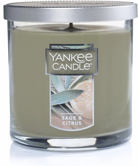 Yankee Candle Sage & Citrus Scented, Classic 7oz Small Tumbler Single Wick Candle, Over 35 Hours of Burn Time