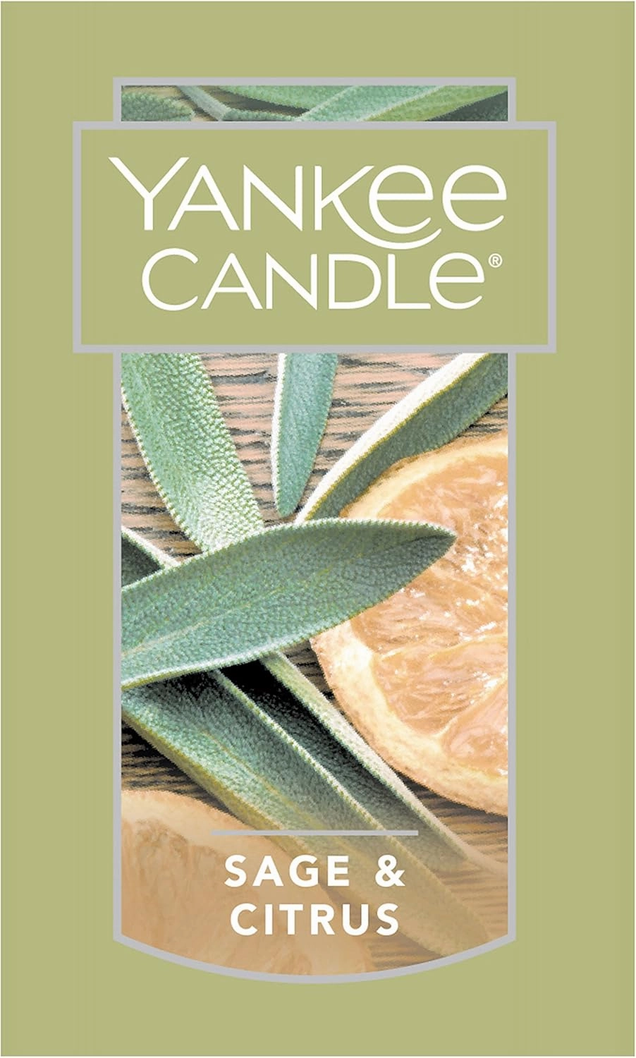 Yankee Candle Sage & Citrus Scented, Classic 7oz Small Tumbler Single Wick Candle, Over 35 Hours of Burn Time