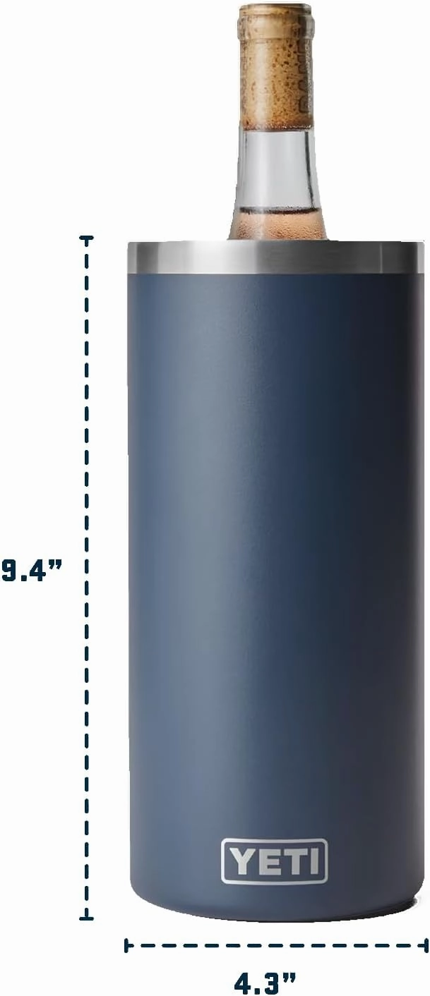 YETI Rambler Wine Chiller, Fits Most Wine Bottles