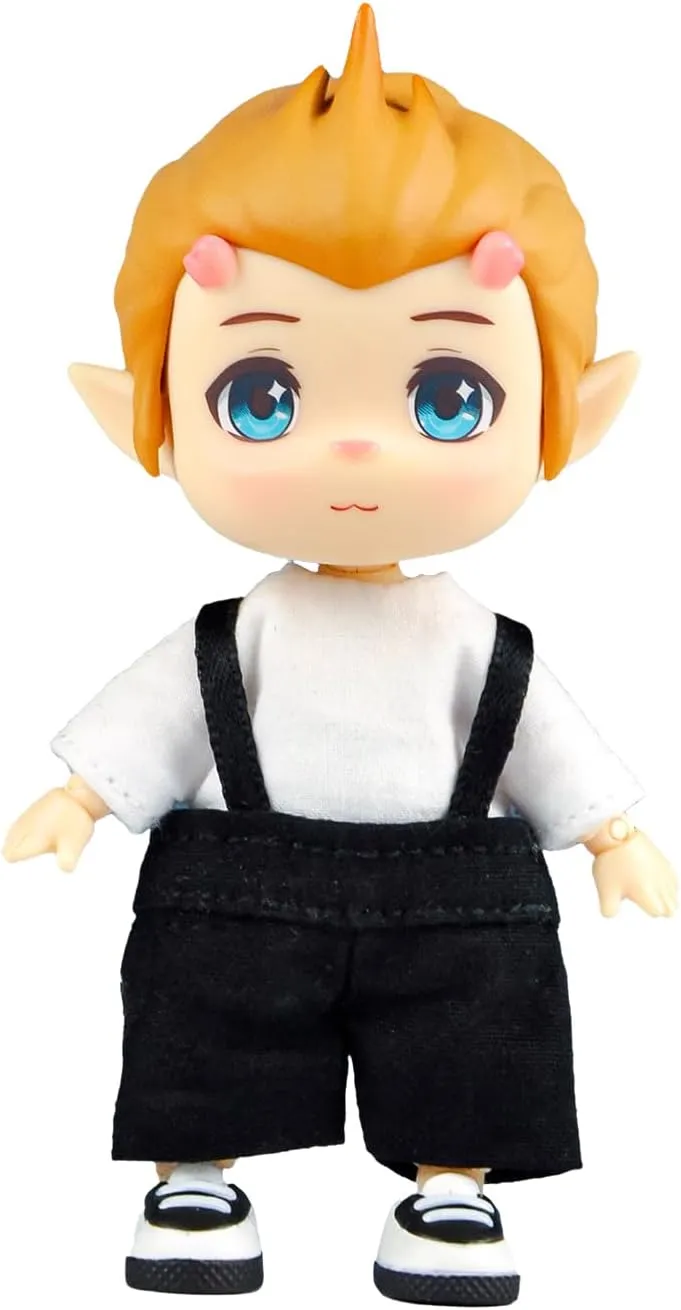 YMY Cute Mini BJD Doll Movable Joint Action Figure Doll （Yellow-Hair）